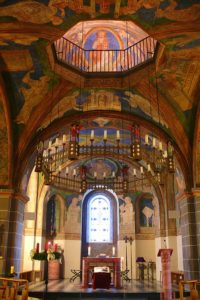 Interior view of the church at Schwarzrheindorf